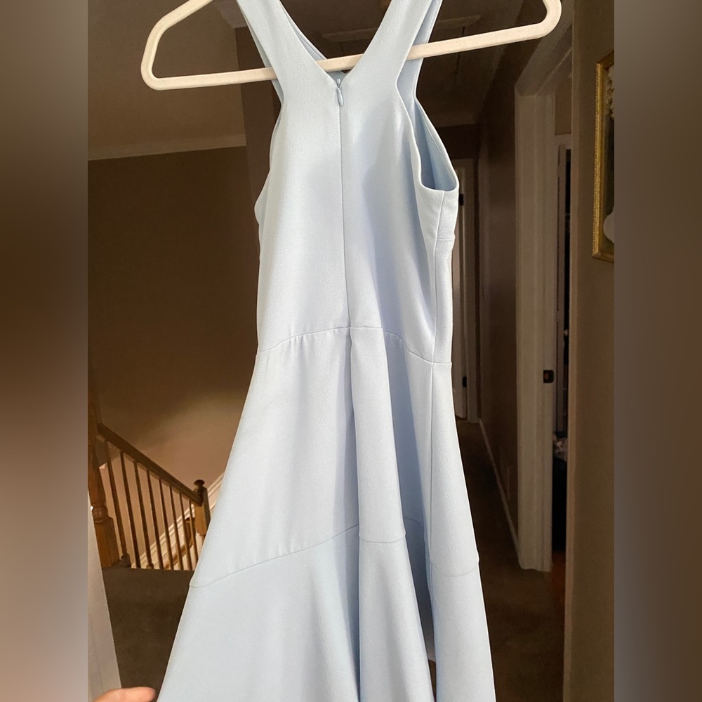 Aqua light blue dress
